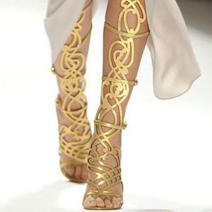 Black Gladiator Sandals